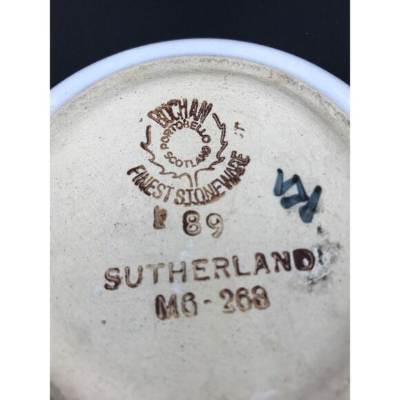Vintage Buchan Stoneware Pottery Sutherland Coaster Trinket Scotland 4 1/8 - Picture 9 of 11